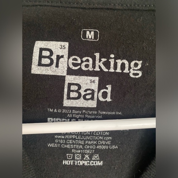 3/$25 Jesse pinkman breaking bad hot topic tee y2k emo grunge baggy movie tv - Picture 3 of 3